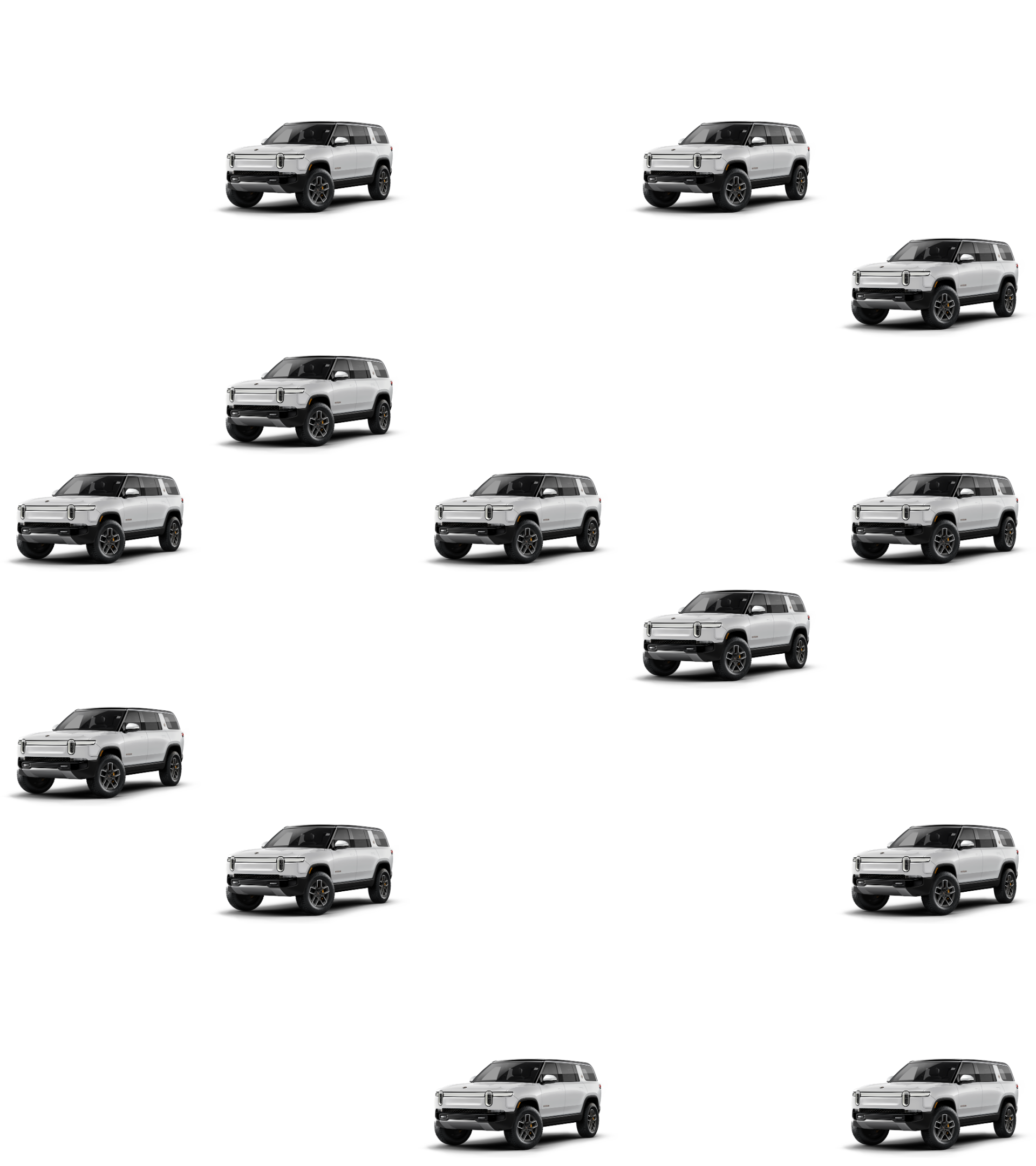 Rivian interior navigation display